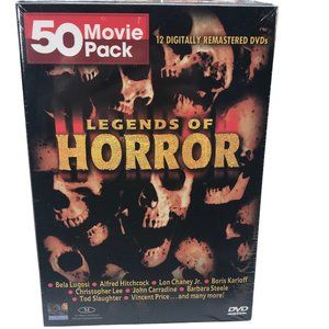 Legends of Horror DVD 50 Movie Pack On 12 Discs New